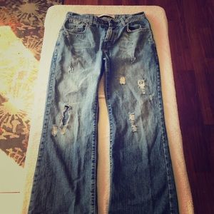 Vintage 32X30 Arizona Sneaker Fit Jeans | Casual Basic School Denim Distressed